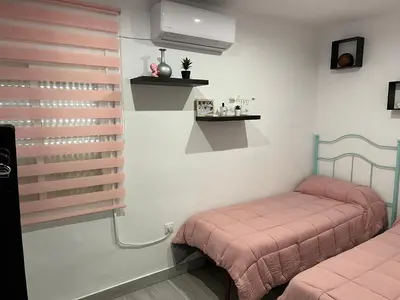 Cama o camas de una habitación en ALOJAMIENTO CERRO DEL CABEZO