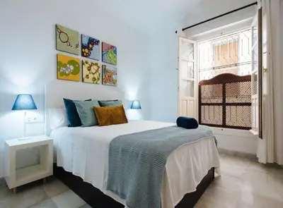 Cama o camas de una habitación en Holi-Rent Lanza