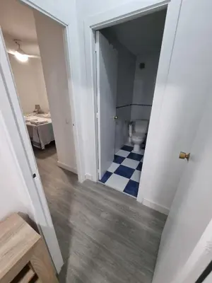Un baño de Vivienda Turística Acogedora en los Patios de San Basilio