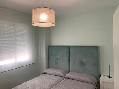 Cama o camas de una habitación en Apartment Lucena Center Bajo Parking Gratis