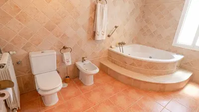 Un baño de Hacienda El Corchuelo