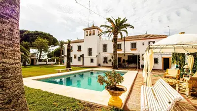 Piscina en o cerca de Hacienda El Corchuelo