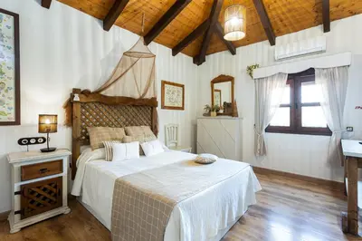 Cama o camas de una habitación en Finca el Albero