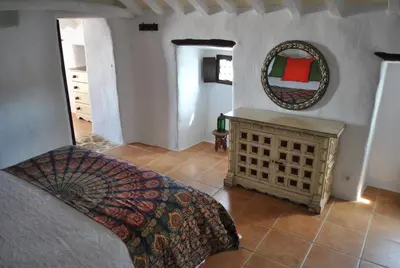 Cama o camas de una habitación en Casa Miguel Montefrio