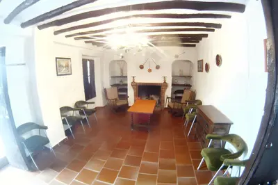 Zona de estar de Luxurious Villa in Loja with pool