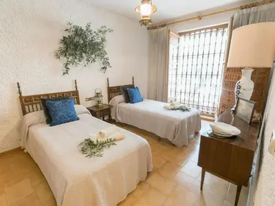 Cama o camas de una habitación en FINCA Del VALLE VTAR