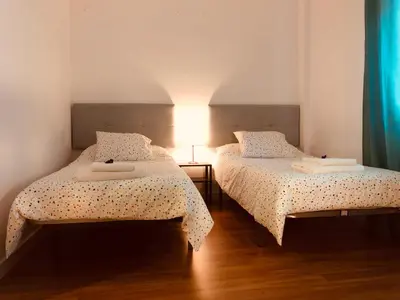 Cama o camas de una habitación en Duplex Archidona Centro
