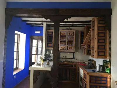 Una cocina o zona de cocina en Hotel Rural las Cinco Ranas