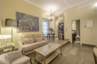 Zona de estar de ApartaSuites Alberca Deluxe