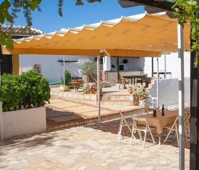 Un patio o zona al aire libre en Cortijo del Coco