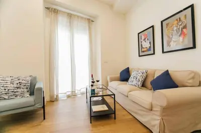 Zona de estar de Cozy and modern- 2Bd 1Bth - Las Setas
