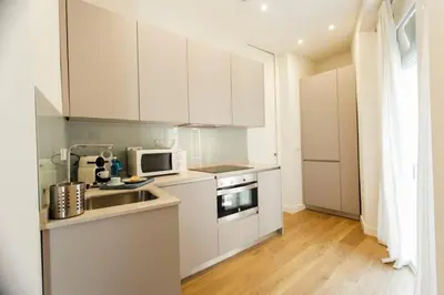 Una cocina o zona de cocina en Cozy and modern- 2Bd 1Bth - Las Setas
