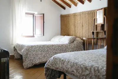 Cama o camas de una habitación en Peñalosa