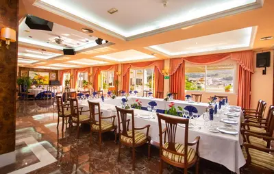Un restaurante o sitio para comer en Hotel Hidalgo