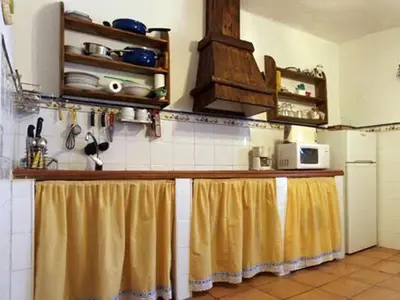 Una cocina o zona de cocina en Cortijo La Gineta