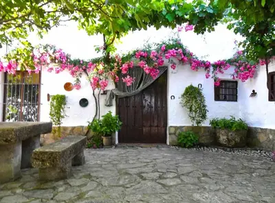 Jardín al aire libre en Cortijo La Gineta