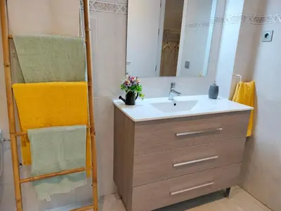 Un baño de Acogedor apartamento. Mezquita Wifi
