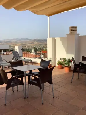 Un balcón o terraza de Hostal Delia