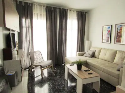 Una televisión o centro de entretenimiento en La Casa de Maribel