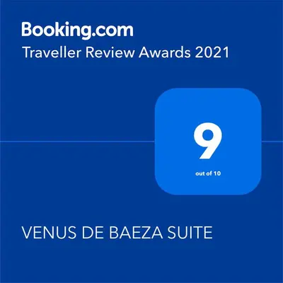 Certificado, premio, señal o documento que está expuesto en VENUS DE BAEZA SUITE