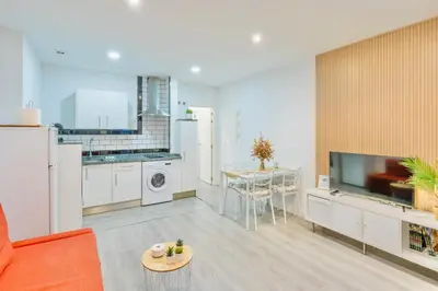 Una cocina o zona de cocina en Apartamento La Judería