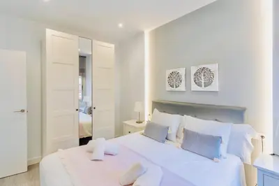 Cama o camas de una habitación en Apartamento Los Patios