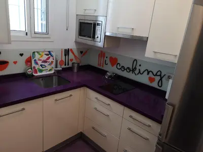 Una cocina o zona de cocina en Hispalis Puerta Carmona