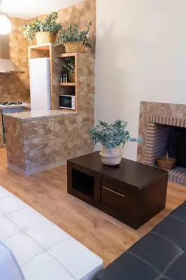 Una cocina o zona de cocina en Casa con piscina de agua salada Villa Pepucho 2