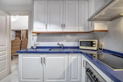 Una cocina o zona de cocina en Palacio Marqués Vega Armijo & Casco Histórico