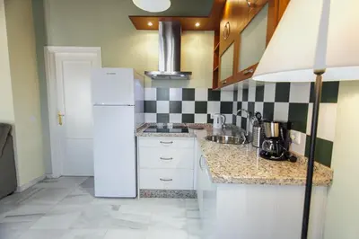 Una cocina o zona de cocina en Spectacular penthouse with views 2BD1BTH