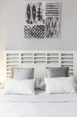 Cama o camas de una habitación en Minimalismo de Vanguardia con altas calidades 1 BR