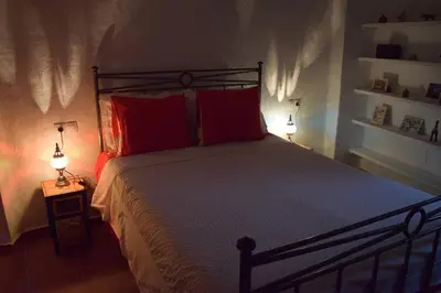 Cama o camas de una habitación en Casa Amado