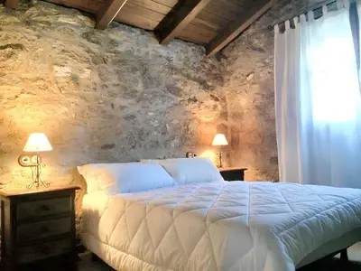 Cama o camas de una habitación en Comfortable House with Shared Pool in Alcaracejos