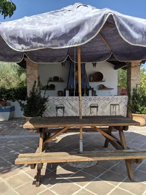 Un patio o zona al aire libre en La Noguera de Baena