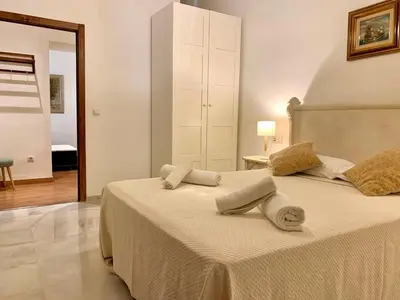 Cama o camas de una habitación en Recaredo Apartments