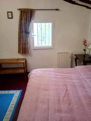 Cama o camas de una habitación en Casa La Rosa