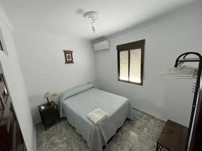Cama o camas de una habitación en Casa Rural Guzman