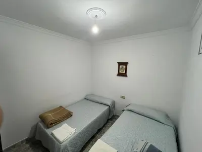 Cama o camas de una habitación en Casa Rural Guzman