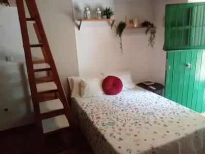 Cama o camas de una habitación en La Puerta Verde de las Setas de Sevilla