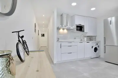 Una cocina o zona de cocina en Apartamento Paseo de La Ribera