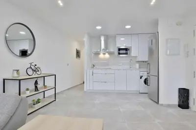 Una cocina o zona de cocina en Apartamento Paseo de La Ribera