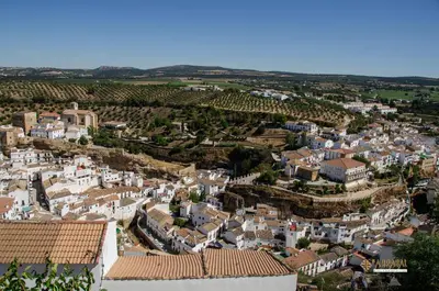 Vista general de Setenil de las Bodegas o vista desde la casa o chalet