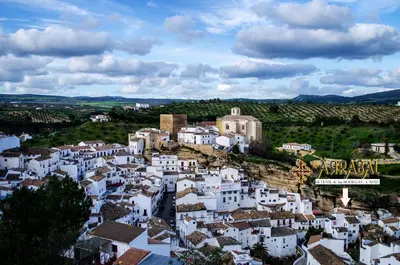 Vista general de Setenil de las Bodegas o vista desde la casa o chalet