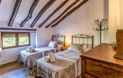 Cama o camas de una habitación en Gorgeous Home In Puertollano