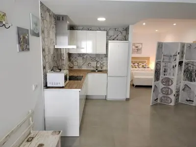Una cocina o zona de cocina en Loft Abril