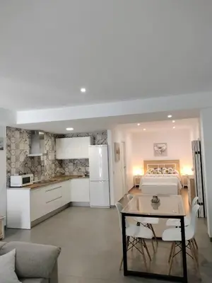 Una cocina o zona de cocina en Loft Abril