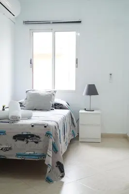 Cama o camas de una habitación en Sol Centro Apartment A