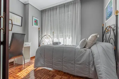 Cama o camas de una habitación en Ideal apto 1 hab 4 px acogedor y buenas calidades