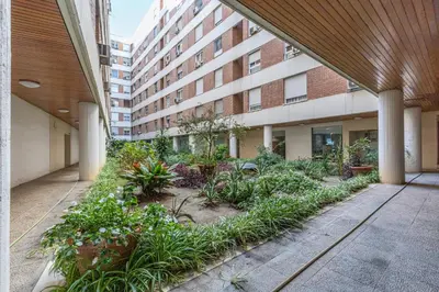 Jardín al aire libre en Ideal apto 1 hab 4 px acogedor y buenas calidades