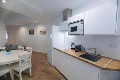 Una cocina o zona de cocina en RentalSevilla Ensenada